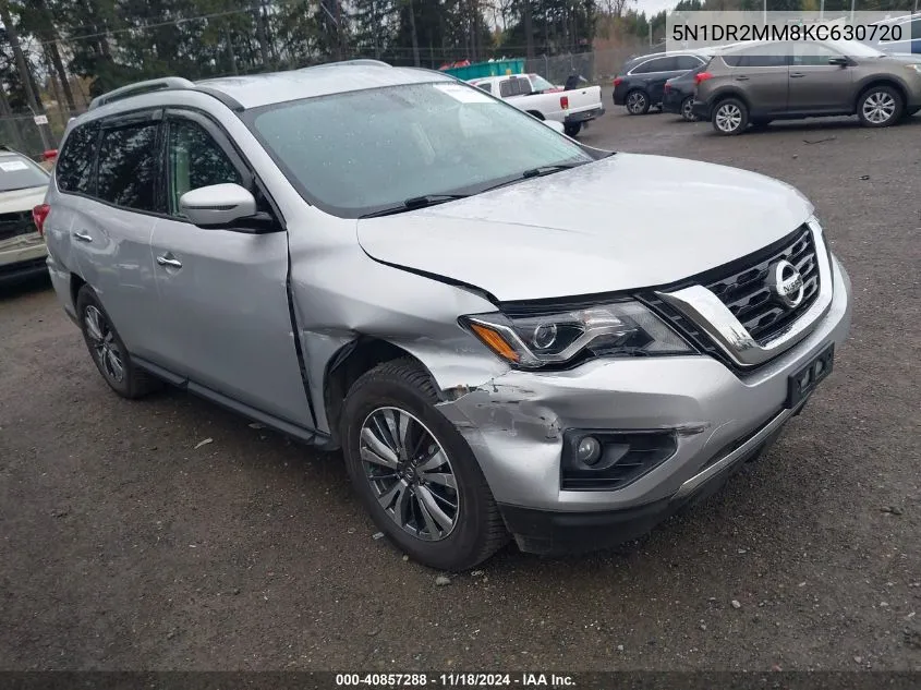 2019 Nissan Pathfinder S/Sl/Sv/Platinum VIN: 5N1DR2MM8KC630720 Lot: 40857288