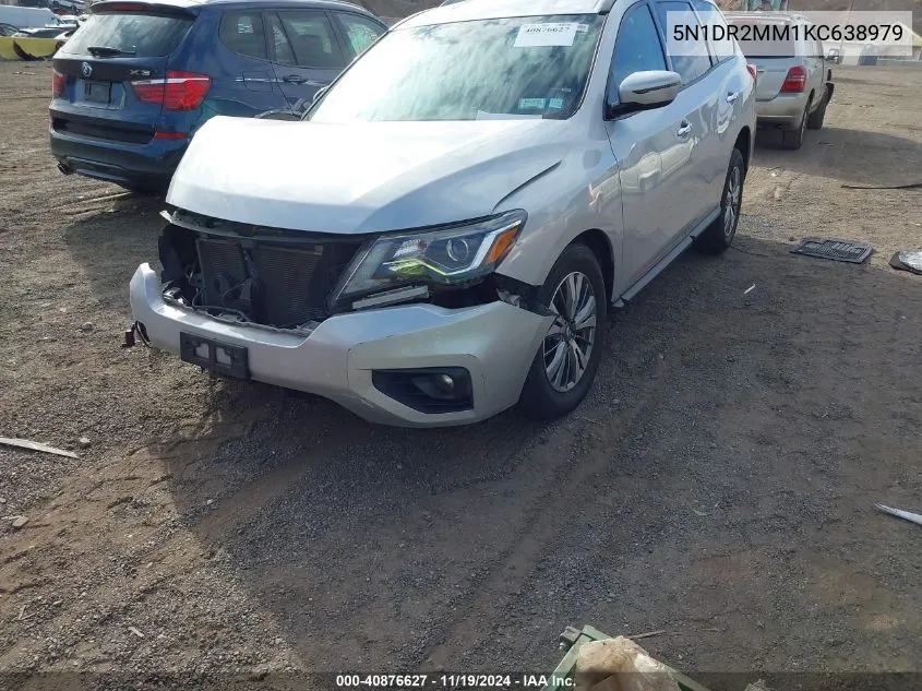 2019 Nissan Pathfinder Sv VIN: 5N1DR2MM1KC638979 Lot: 40876627