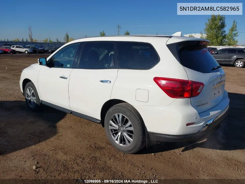 2020 Nissan Pathfinder VIN: 5N1DR2AM8LC582965 Lot: 12096905