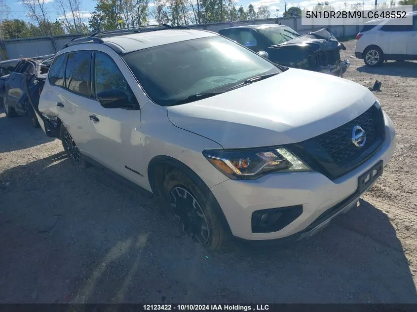 2020 Nissan Pathfinder VIN: 5N1DR2BM9LC648552 Lot: 12123422