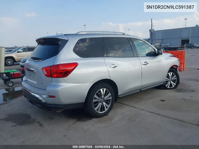 2020 Nissan Pathfinder Sl 2Wd VIN: 5N1DR2CN9LC591387 Lot: 38907526