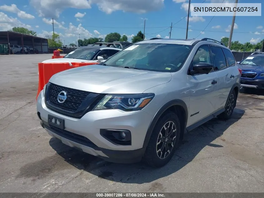 2020 Nissan Pathfinder Sl 4Wd VIN: 5N1DR2CM7LC607254 Lot: 39807286