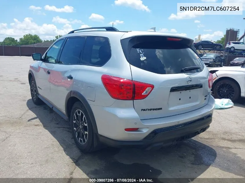 2020 Nissan Pathfinder Sl 4Wd VIN: 5N1DR2CM7LC607254 Lot: 39807286