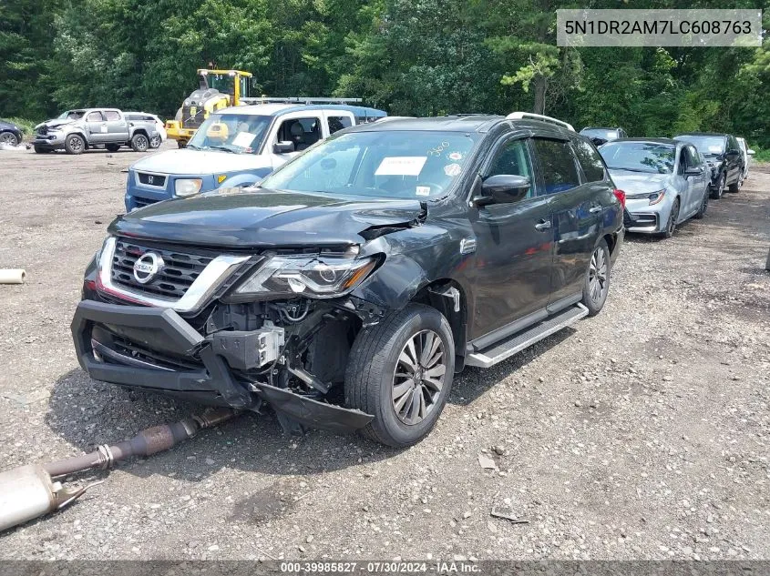 2020 Nissan Pathfinder S 4Wd VIN: 5N1DR2AM7LC608763 Lot: 39985827