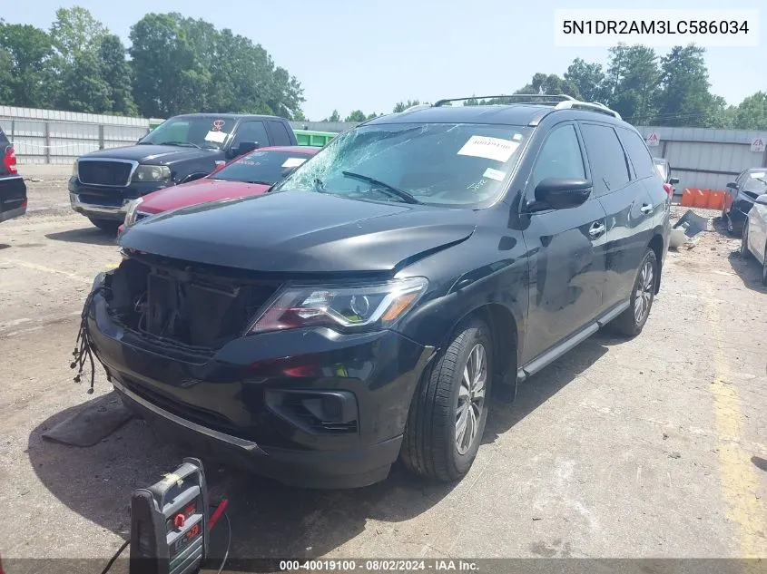 5N1DR2AM3LC586034 2020 Nissan Pathfinder S 4Wd