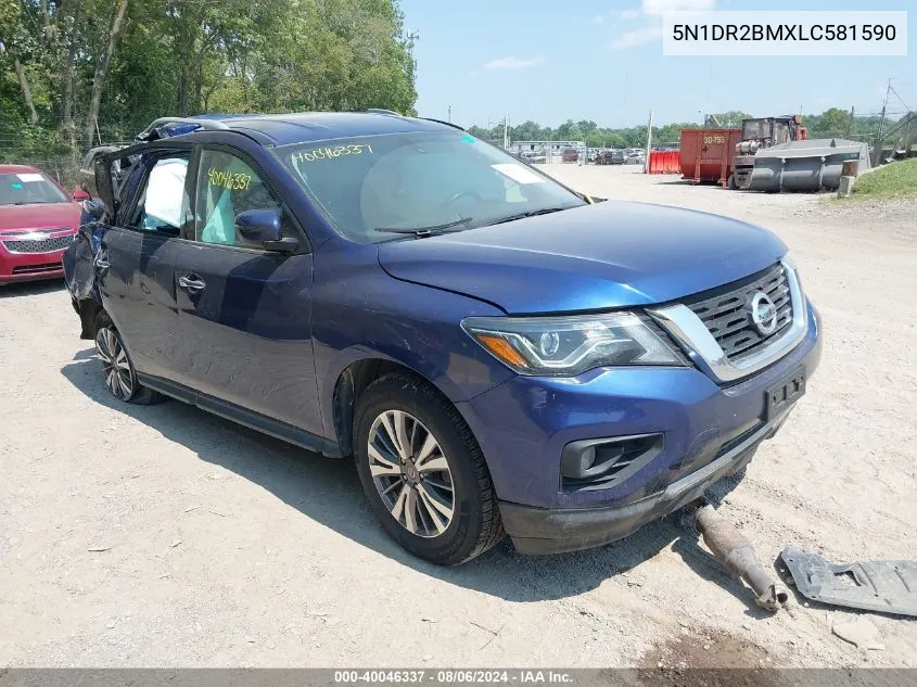 5N1DR2BMXLC581590 2020 Nissan Pathfinder Sv 4Wd