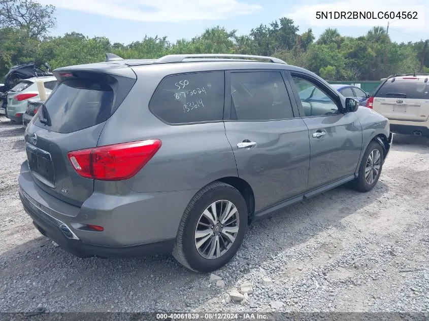 2020 Nissan Pathfinder Sv 2Wd VIN: 5N1DR2BN0LC604562 Lot: 40061839