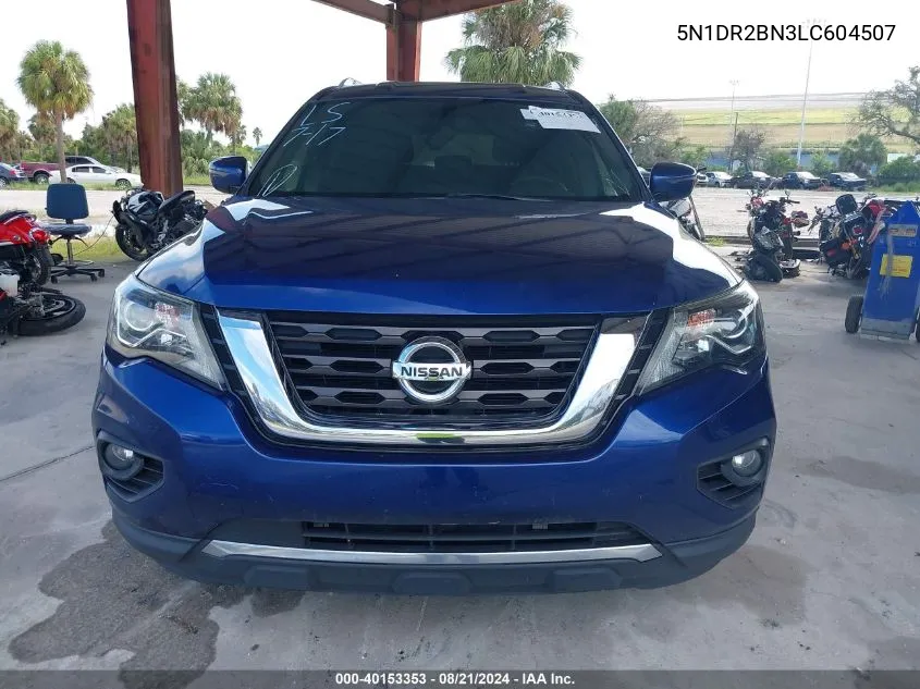 2020 Nissan Pathfinder Sv 2Wd VIN: 5N1DR2BN3LC604507 Lot: 40153353