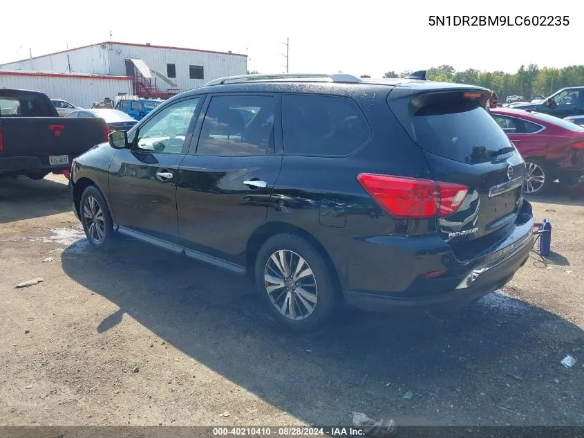 2020 Nissan Pathfinder Sv 4Wd VIN: 5N1DR2BM9LC602235 Lot: 40210410