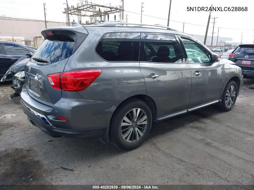 2020 Nissan Pathfinder S 2Wd VIN: 5N1DR2ANXLC628868 Lot: 40282939