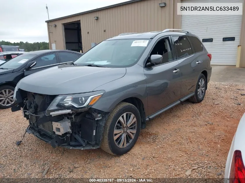 5N1DR2AN5LC633489 2020 Nissan Pathfinder S