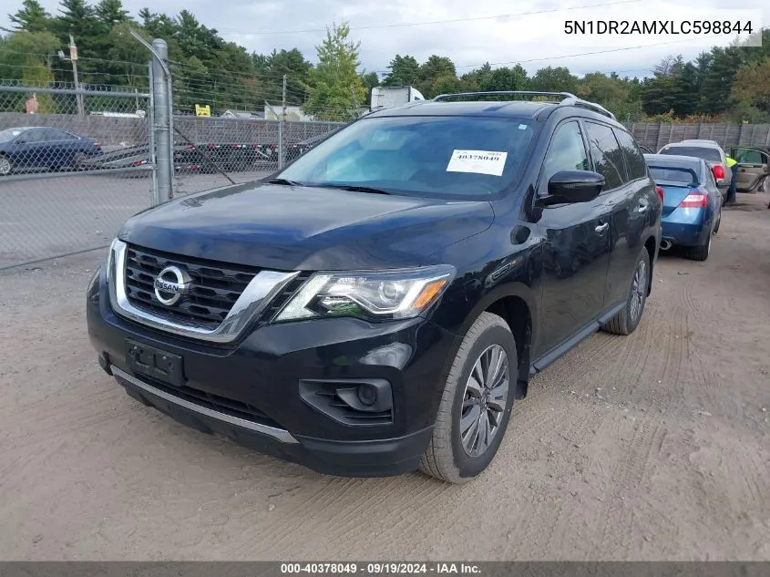 2020 Nissan Pathfinder S 4Wd VIN: 5N1DR2AMXLC598844 Lot: 40378049