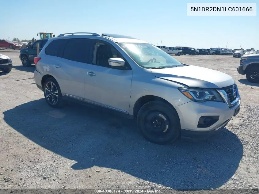 2020 Nissan Pathfinder Platinum 2Wd VIN: 5N1DR2DN1LC601666 Lot: 40385174