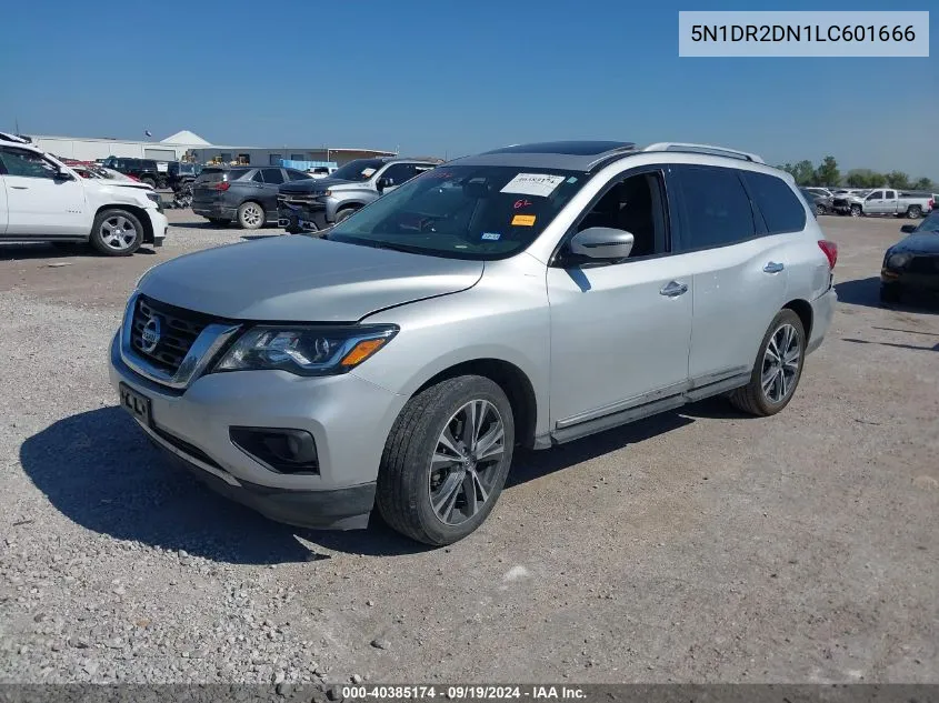 2020 Nissan Pathfinder Platinum 2Wd VIN: 5N1DR2DN1LC601666 Lot: 40385174