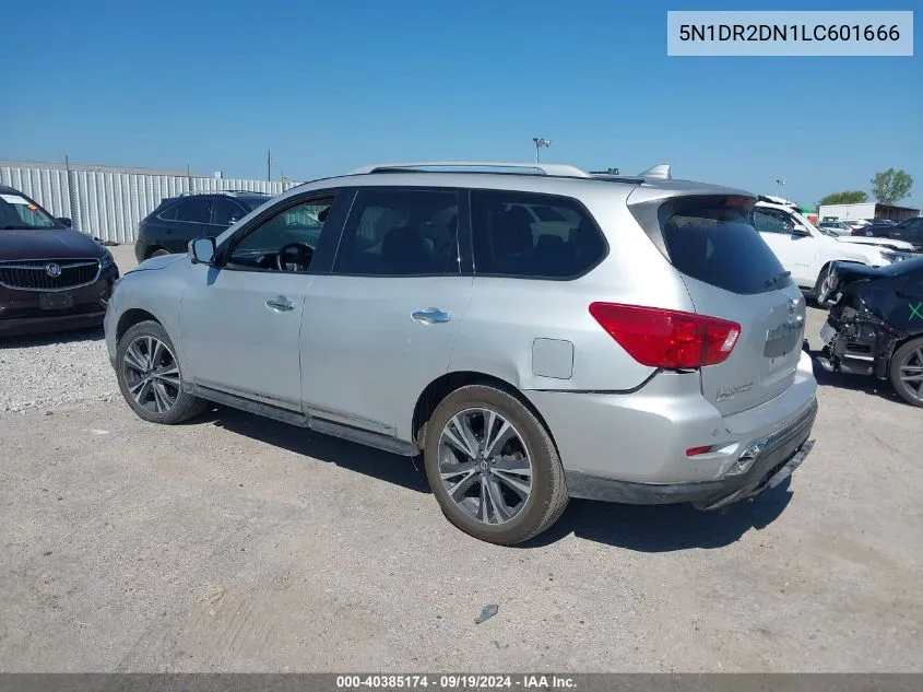 2020 Nissan Pathfinder Platinum 2Wd VIN: 5N1DR2DN1LC601666 Lot: 40385174