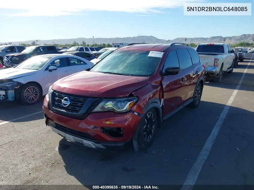 5N1DR2BN3LC648085 2020 Nissan Pathfinder Sv 2Wd