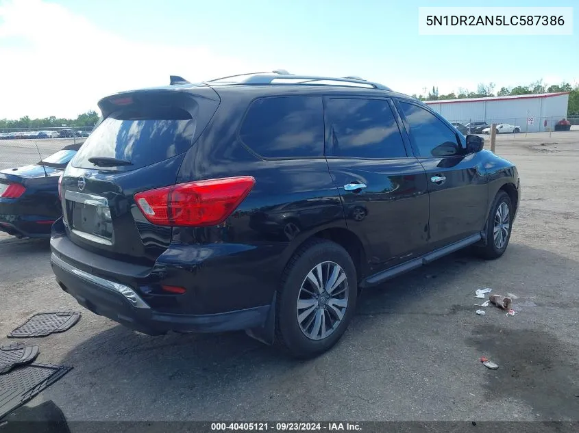 5N1DR2AN5LC587386 2020 Nissan Pathfinder S