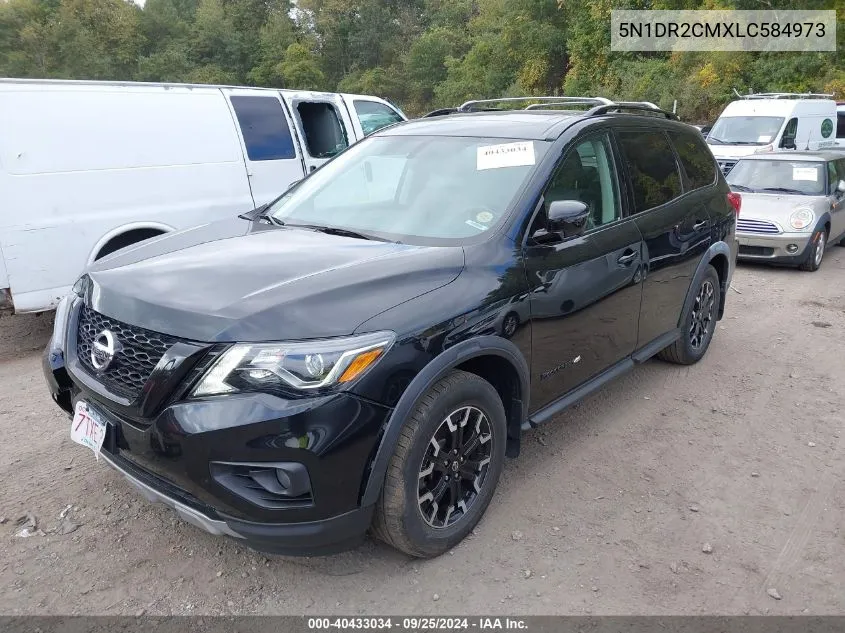 2020 Nissan Pathfinder Sl 4Wd VIN: 5N1DR2CMXLC584973 Lot: 40433034