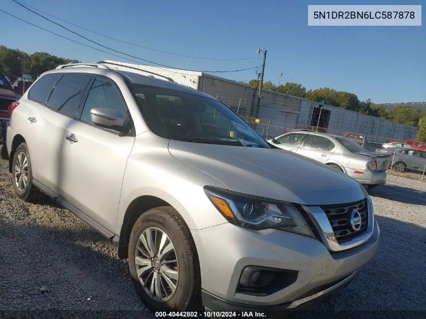 2020 Nissan Pathfinder Sv 2Wd VIN: 5N1DR2BN6LC587878 Lot: 40442802