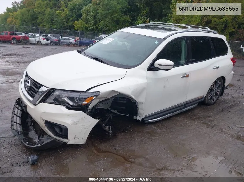 2020 Nissan Pathfinder Platinum 4Wd VIN: 5N1DR2DM9LC635555 Lot: 40444196