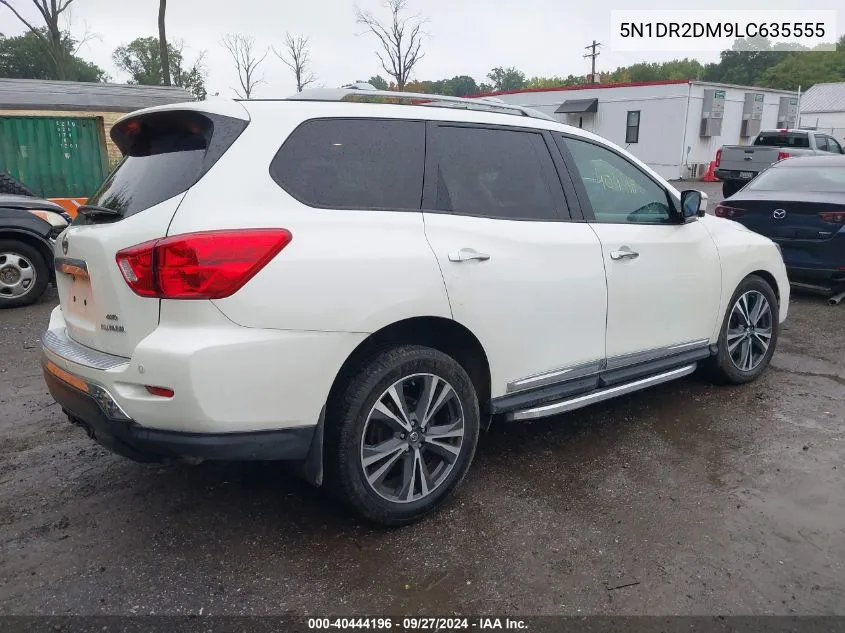 2020 Nissan Pathfinder Platinum 4Wd VIN: 5N1DR2DM9LC635555 Lot: 40444196