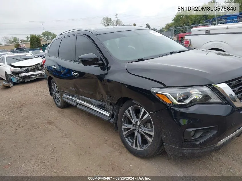 2020 Nissan Pathfinder Platinum 4Wd VIN: 5N1DR2DM3LC575840 Lot: 40445467