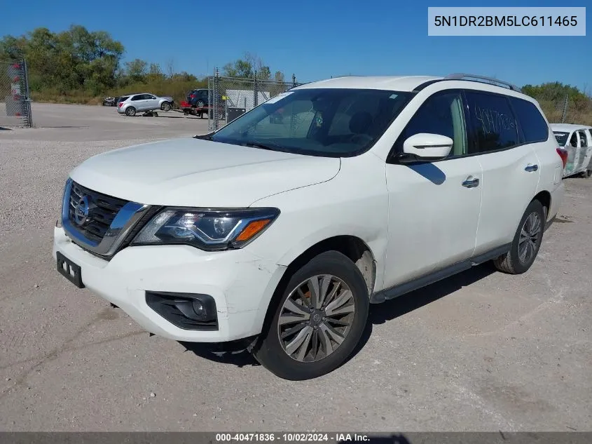 2020 Nissan Pathfinder Sv 4Wd VIN: 5N1DR2BM5LC611465 Lot: 40471836