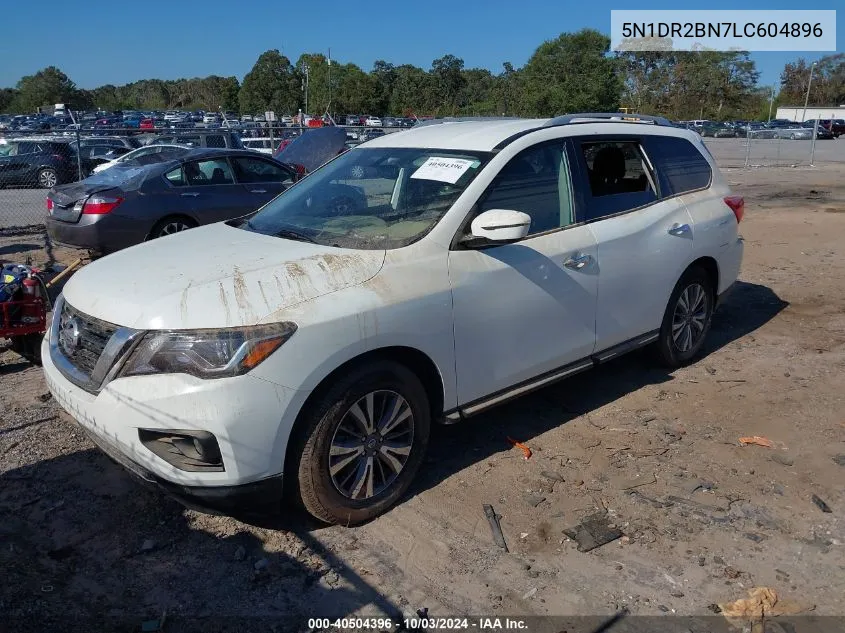 2020 Nissan Pathfinder Sv 2Wd VIN: 5N1DR2BN7LC604896 Lot: 40504396