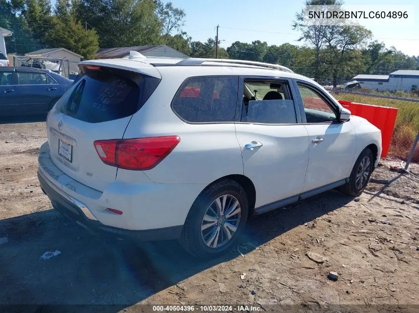 2020 Nissan Pathfinder Sv 2Wd VIN: 5N1DR2BN7LC604896 Lot: 40504396