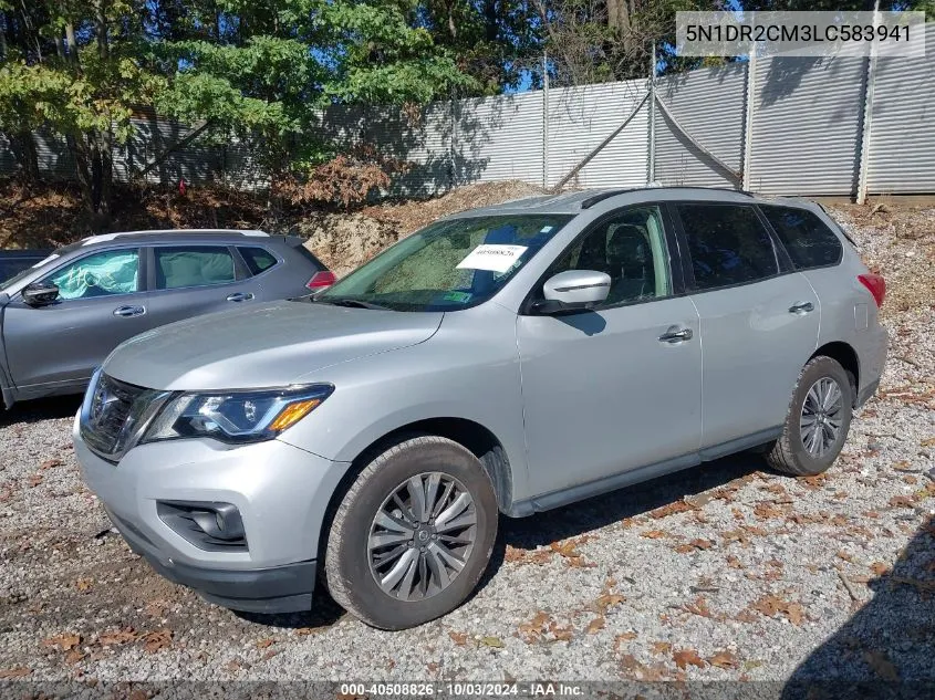 2020 Nissan Pathfinder Sl 4Wd VIN: 5N1DR2CM3LC583941 Lot: 40508826