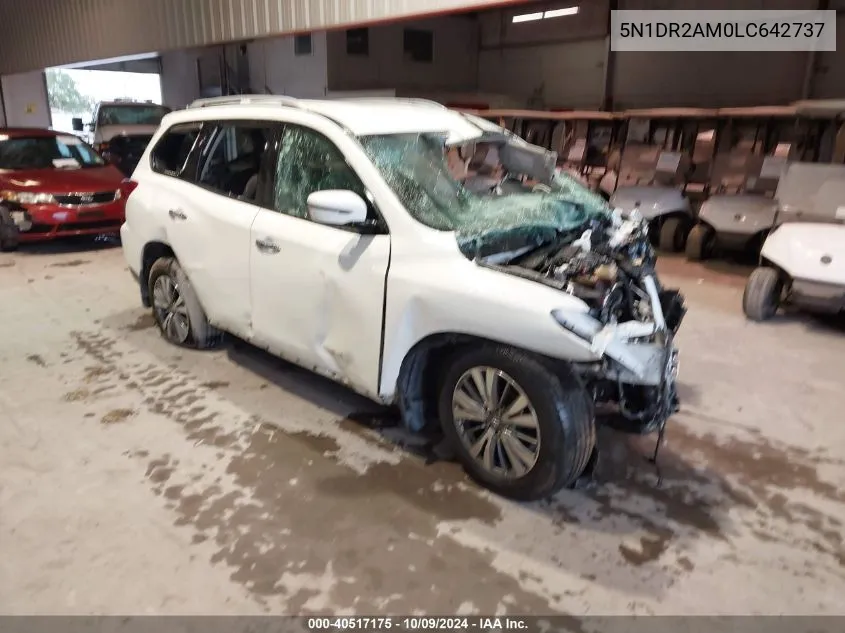 2020 Nissan Pathfinder S VIN: 5N1DR2AM0LC642737 Lot: 40517175