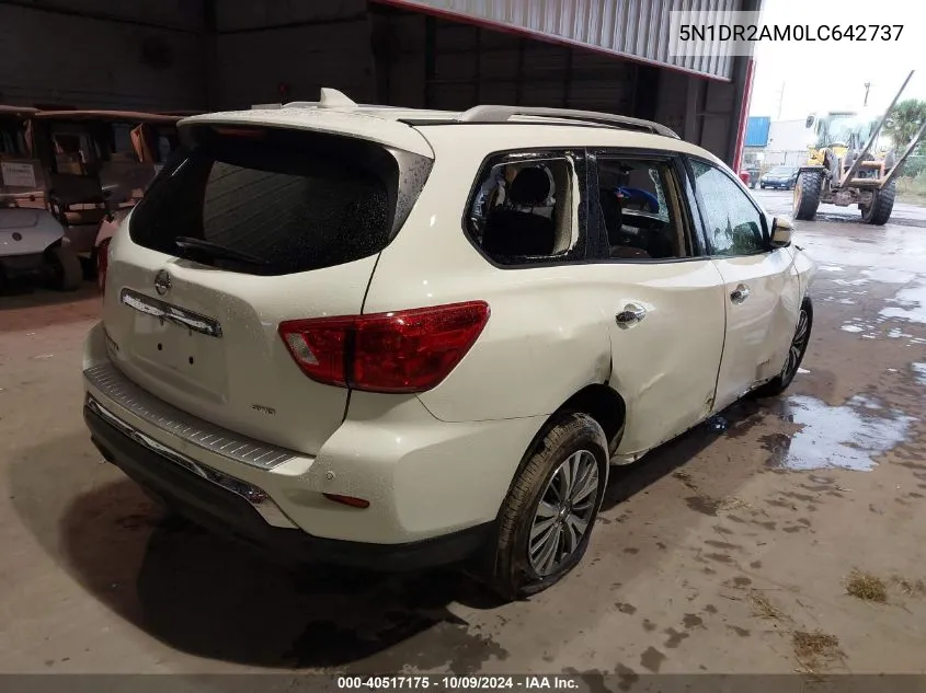 2020 Nissan Pathfinder S VIN: 5N1DR2AM0LC642737 Lot: 40517175