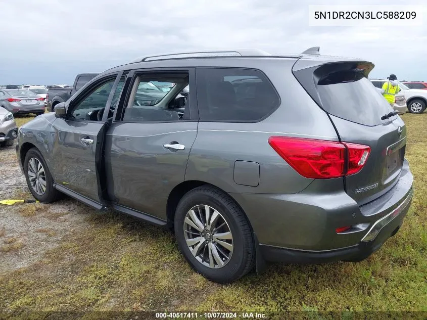 2020 Nissan Pathfinder Sl VIN: 5N1DR2CN3LC588209 Lot: 40517411