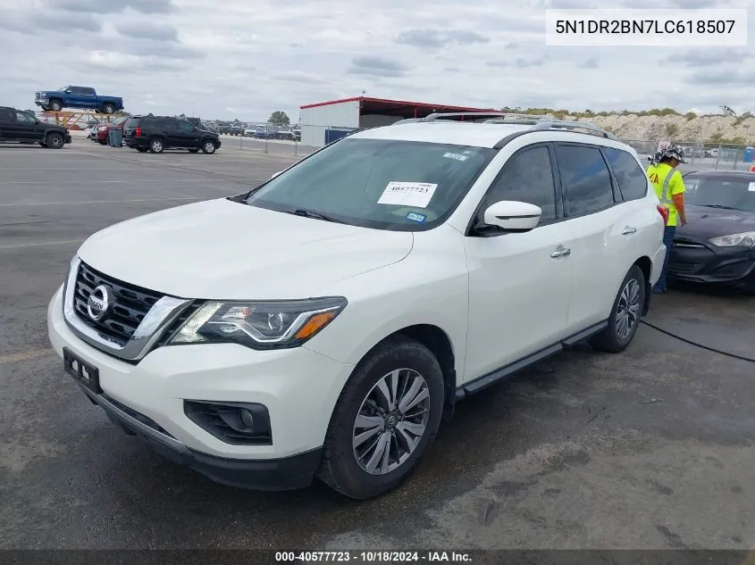 2020 Nissan Pathfinder Sv 2Wd VIN: 5N1DR2BN7LC618507 Lot: 40577723