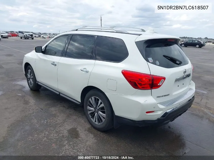 2020 Nissan Pathfinder Sv 2Wd VIN: 5N1DR2BN7LC618507 Lot: 40577723