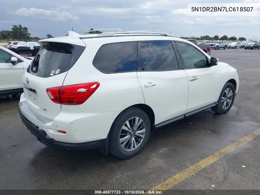 2020 Nissan Pathfinder Sv 2Wd VIN: 5N1DR2BN7LC618507 Lot: 40577723