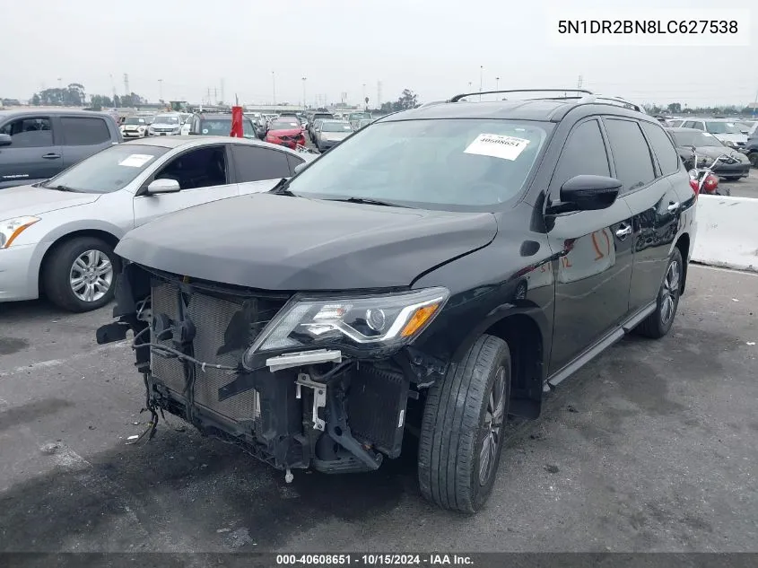 2020 Nissan Pathfinder Sv 2Wd VIN: 5N1DR2BN8LC627538 Lot: 40608651