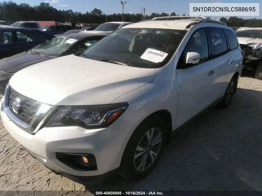 2020 Nissan Pathfinder Sl 2Wd VIN: 5N1DR2CN5LC588695 Lot: 40608888