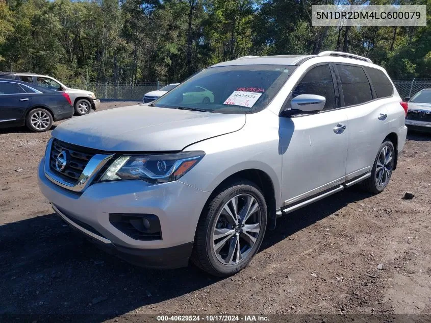 2020 Nissan Pathfinder Platinum 4Wd VIN: 5N1DR2DM4LC600079 Lot: 40629524