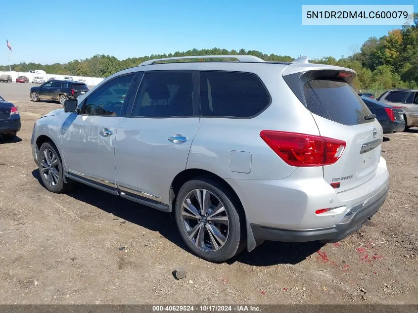 2020 Nissan Pathfinder Platinum 4Wd VIN: 5N1DR2DM4LC600079 Lot: 40629524