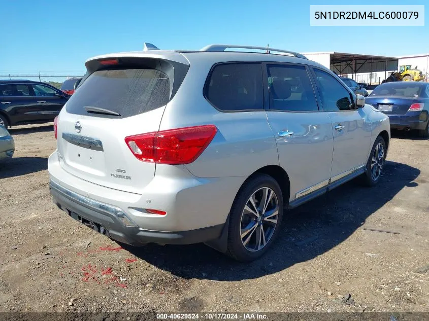 2020 Nissan Pathfinder Platinum 4Wd VIN: 5N1DR2DM4LC600079 Lot: 40629524