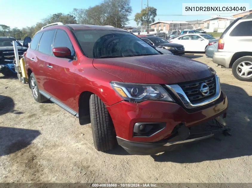 2020 Nissan Pathfinder Sv 2Wd VIN: 5N1DR2BNXLC634040 Lot: 40638868