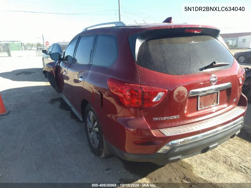 2020 Nissan Pathfinder Sv 2Wd VIN: 5N1DR2BNXLC634040 Lot: 40638868