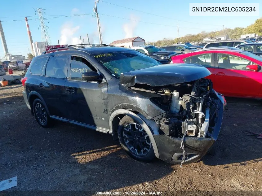 2020 Nissan Pathfinder Sl 4Wd VIN: 5N1DR2CM2LC605234 Lot: 40662883