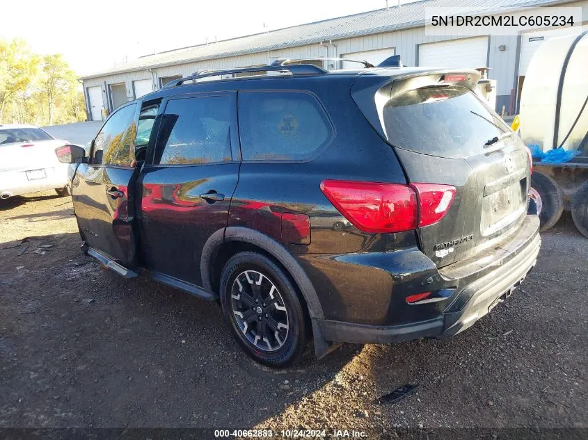 2020 Nissan Pathfinder Sl 4Wd VIN: 5N1DR2CM2LC605234 Lot: 40662883