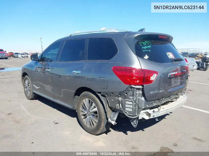 2020 Nissan Pathfinder S 2Wd VIN: 5N1DR2AN9LC623144 Lot: 40676895