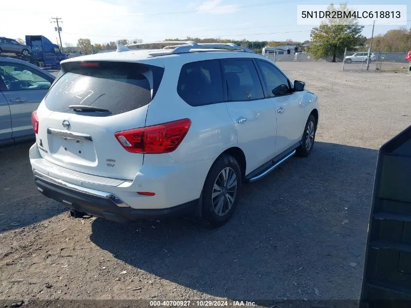 2020 Nissan Pathfinder Sv 4Wd VIN: 5N1DR2BM4LC618813 Lot: 40700927