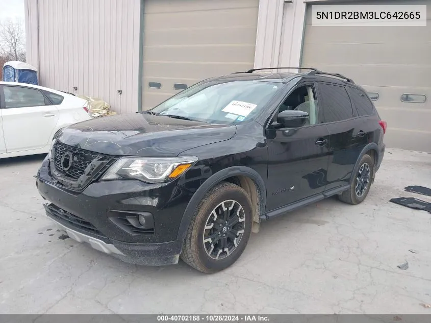 2020 Nissan Pathfinder Sv 4Wd VIN: 5N1DR2BM3LC642665 Lot: 40702188