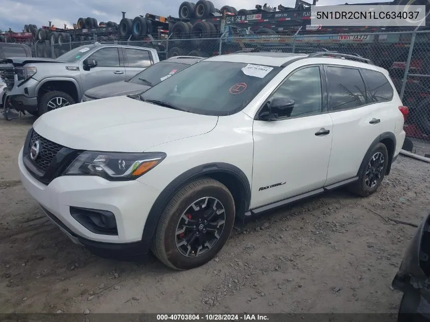 2020 Nissan Pathfinder Sl 2Wd VIN: 5N1DR2CN1LC634037 Lot: 40703804