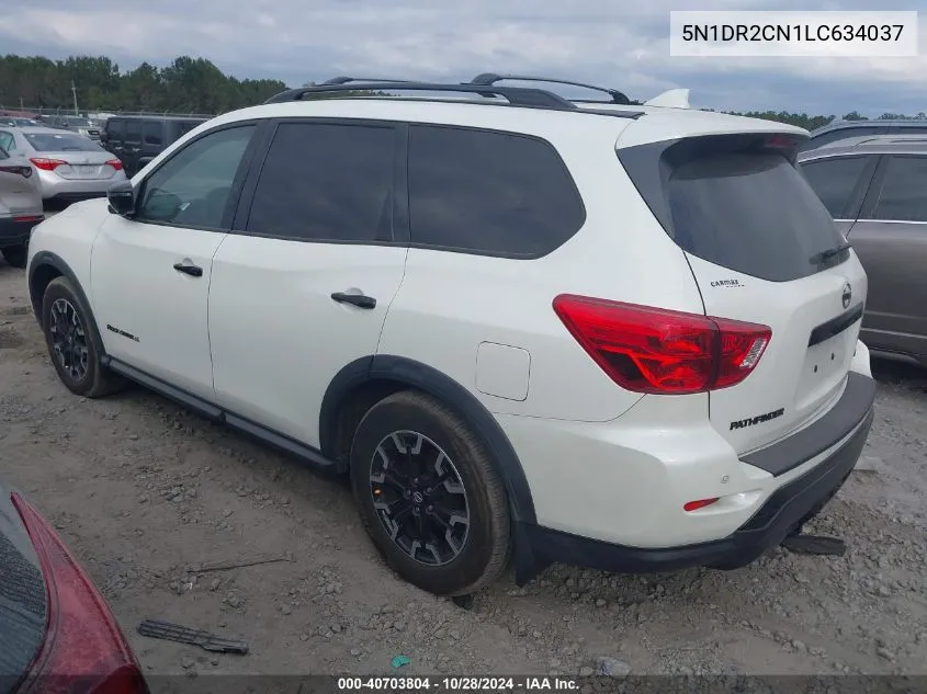 5N1DR2CN1LC634037 2020 Nissan Pathfinder Sl 2Wd